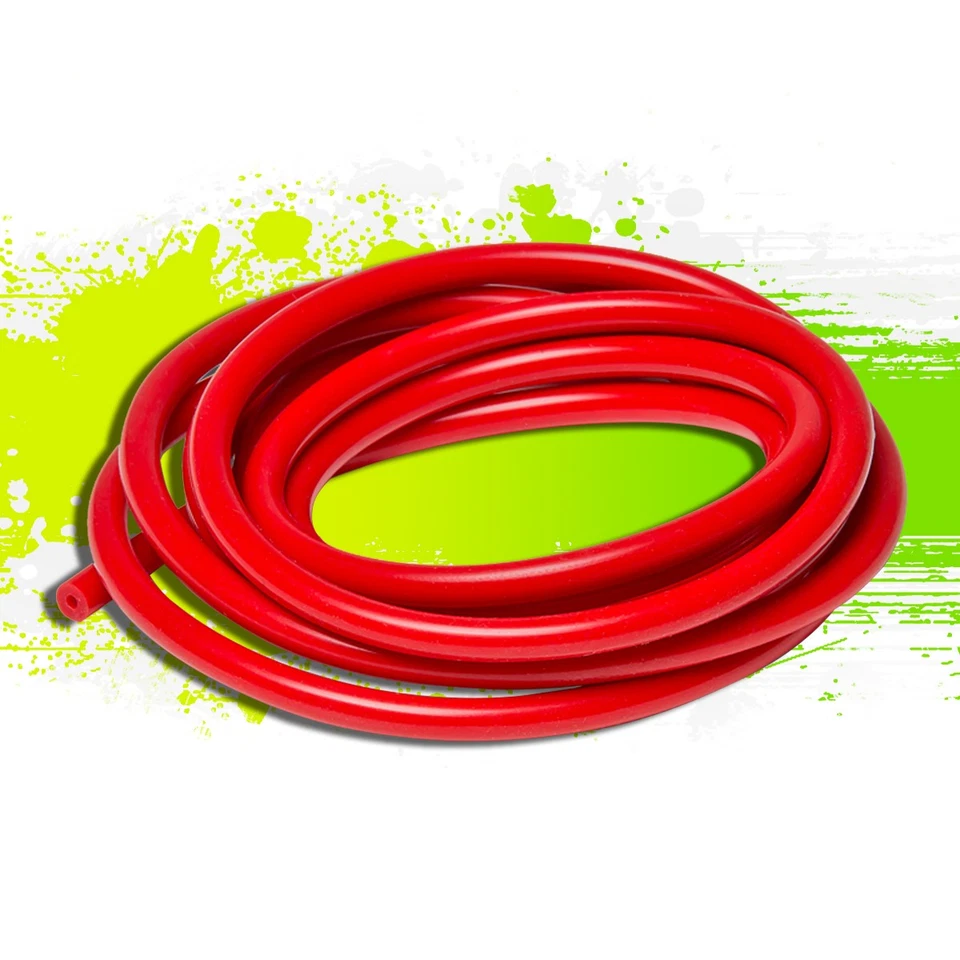 10MM/0.4" ID 1 CAPA 130 PSI SILICONA AIRE/MEDIDOR TURBO MANGUERA DE VACÍO/TUBO PIE ROJO Foto 1 de 1