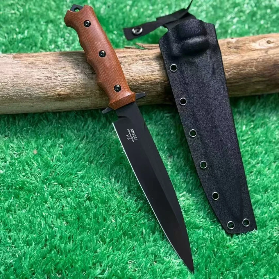 Cuchillo Fénix Ruso - Cuchillo EDC Mango Marrón Y9 Foto 1 de 4