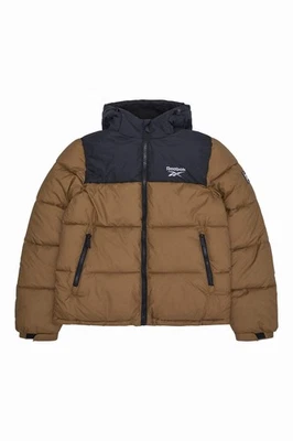 Reebok Mens Puffer Jacket Padded Jacket Timber Brown - Image 1 of 4