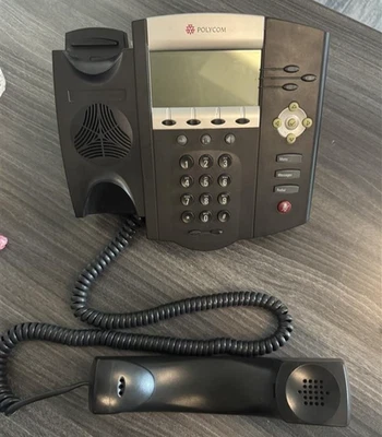 Polycom SoundPoint IP 450 VoIP PoE Phone (2201-12450-001) - Image 1 of 4