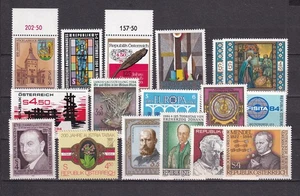 Österreich 1984 Briefmarken Lot postfrisch - Bild 1 von 1