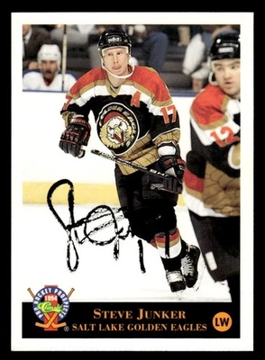 1994 Classic Pro Prospects Hockey #193 Steve Junker Signed Auto (no COA) *d3 - Image 1 of 2