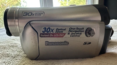 Panasonic Mini DV Palmcorder Multicam PV-GS29 Camcorder Silver 30x Optical Zoom - Image 1 of 4