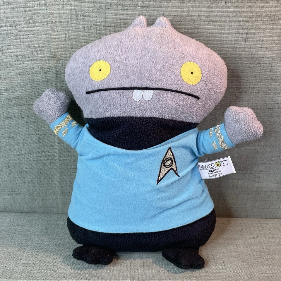 Gund 毛绒 Uglydolls 星际迷航 Babo Dr McCoy 大号 14 英寸填充动物 2015 — 第 1/4 张图片