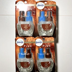 Ambientador Febreze Plug In Madera Aceite Perfume 4 unidades - Imagen 1 de 1