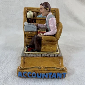Vintage 1981 Lauren Marems Business Card Holder Accountant - Picture 1 of 15