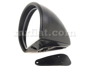 Lancia Fulvia Black Vitaloni Side View Mirror New - Imagen 1 de 1