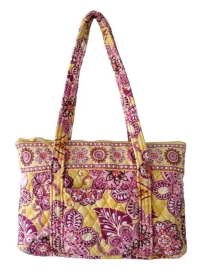 Bolso/cartera de hombro floral amarillo y rosa VERA BRADLEY. Bolsa para portátil Foto 1 de 4