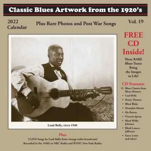 John Tefteller's Blues Images Calendar 2022 + FREE CD Paramount Race Record Art  - Picture 1 of 6