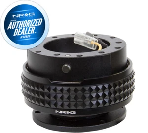 NEW NRG STEERING WHEEL QUICK RELEASE GENERATION 2.1 PYRAMID BLACK SRK-210BK-BK - Picture 1 of 1