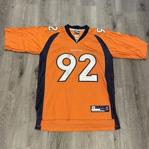 Vintage Denver Broncos Elvis Dumervil Reebok NFL Jersey Size Men’s Large - Picture 1 of 7