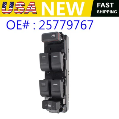Power Window Control Switch For Chevrolet Colorado Canyon OE# 15205244 25779767 - Image 1 of 4