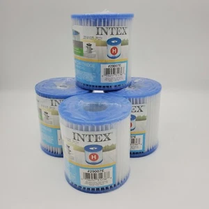 Intex Type H Set Filter Pump Cartridge Replacement Swimming Pool 29007E 4 PACK! - Picture 1 of 4