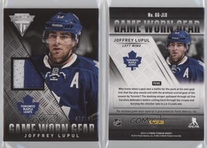 2013-14 Panini Titanium Game-Worn Gear Prime /50 Joffrey Lupul #GG-JLU