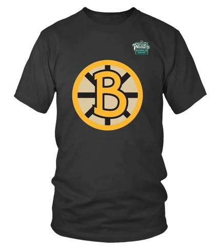 BOSTON BRUINS 2023 NHL WINTER BLACK UNISEX T-SHIRT S-3XL Cover