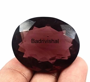 Lab-Created Purple Amethyst 126 Ct Certified Oval Cut Gemstone Top Quality 4JUJ - Picture 1 of 8