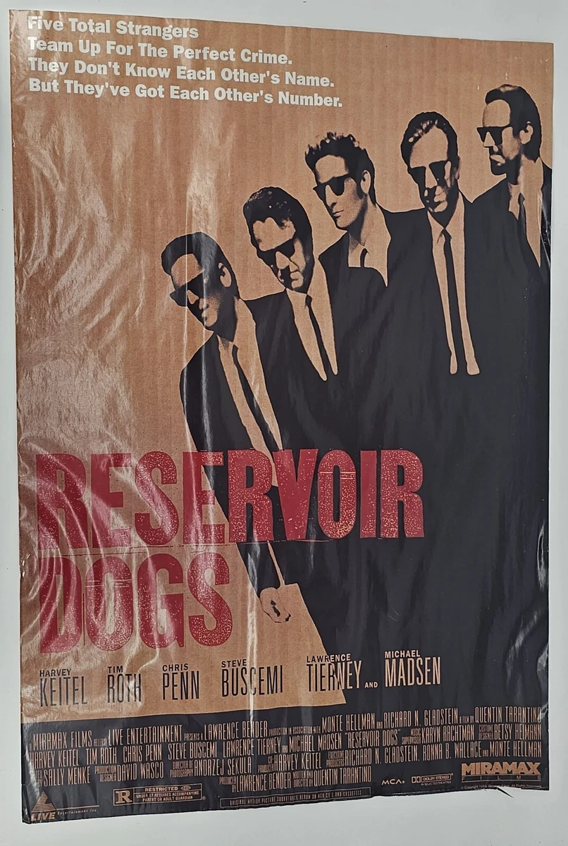 RESERVOIR DOGS ポスター 当時物 オリジナル タランティーノ RESERVOIR