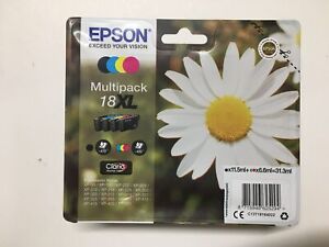 4 original Epson Tinten Multipack 18XL Gänseblume ( 07/2023 ) Rechnung