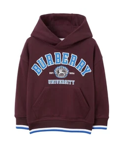Burberry kids college logo print cotton hoodie age 14 Yrs BNWT RRP £360 - Picture 1 of 9