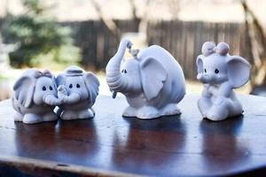 3 Elephant Figurines Ernesco Precious Moments 1987, 1991 and 1992 collectibles - Picture 1 of 9