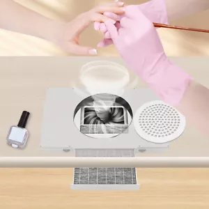 Herramienta colectora de polvo de uñas eléctrica invisible profesional de 100 W con 4 ventiladores turbo - Imagen 1 de 23