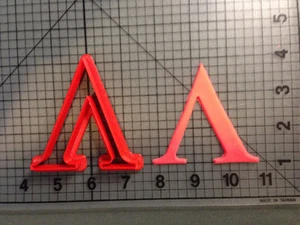 Greek Letter Lambda Cookie Cutter - Picture 1 of 2