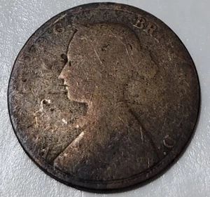 UNITED KINGDOM 🇬🇧 HALF (½) PENNY COIN 1862 (QUEEN VICTORIA ERA) - Picture 1 of 2