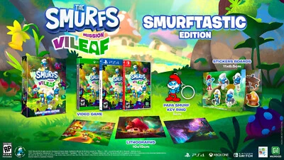 The Smurfs: Mission Vileaf *SMURFTASTIC EDITION* (XBOX One / Series X) New - Image 1 of 4