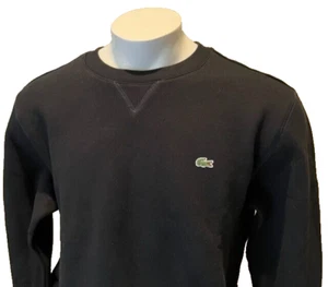 MAGLIONE LACOSTE UOMO NERO (Taglia 9=3XXL) - Foto 1 di 5
