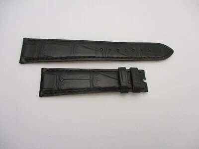 CHOPARD Black Genuine Leather 20mm x 16mm Watch Strap Bands 115mm & 75mm - image 1 of 4