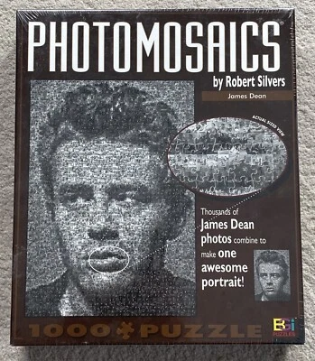 Puzzle de 1000 piezas Photomosaics James Dean Buffalo Games Foto 1 de 3