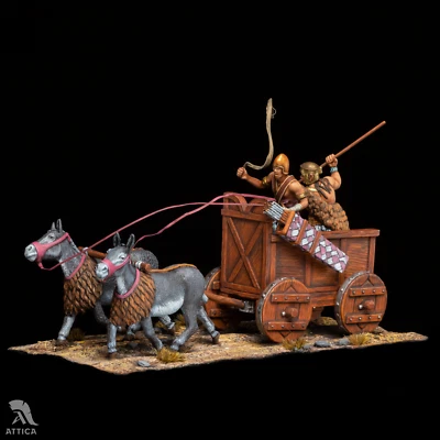 Carro Sumerio 54mm Juguete de Estaño Pintado Soldado Preventa | Coleccionable Foto 1 de 4