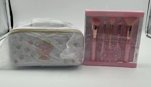 Hello Kitty Wet And Wild 50th Anniversary Make Up Bag And 5 Piece Brush Kit - Picture 1 of 10