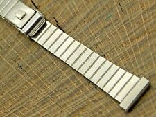 Vintage NOS Unused Sliding Clasp Stainless Steel Watch Band 14mm Champion