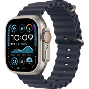 Apple Watch Ultra 2 49mm Titanium Blue Ocean Band GPS + Cell MREG3ZP/A - Photo 1 sur 12