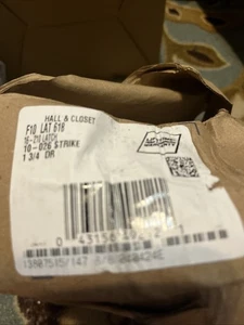 Schlage F10 Lat 618 Residential F10lat618 Latitude Lever Passage Lock With 16080 - Picture 1 of 2