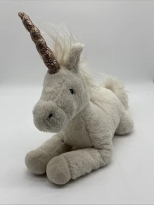 Peluche JELLYCAT London Luna blanco unicornio dorado cuerno mediano 18” - Imagen 1 de 8