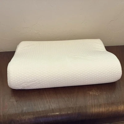 Almohada para cuello cervical Tempur-Pedic estándar perfil medio blanca Foto 1 de 4