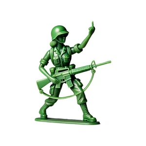 Soldado de la Marina Estatua Dedo Medio Figuras Novedad Clásico Soldado Militar Juguete - Imagen 1 de 6