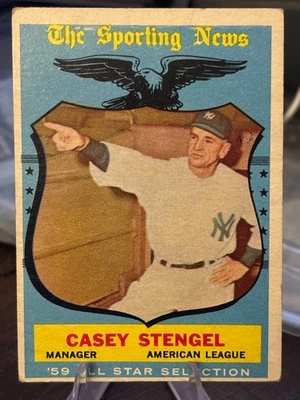 1959 Topps #552 Casey Stengel AS MG Foto 1 de 2