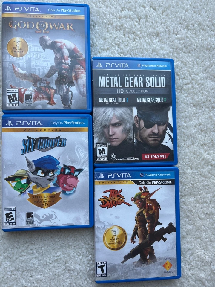 All 4 Collection PlayStation PS Vita Games Lot -tested- - Image 1 of 4