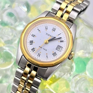 Tissot Women's Dress Watch Roman Date Battery - Used Working, Elegant Style - Picture 1 of 6