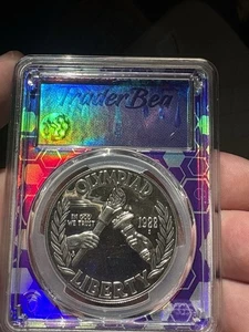 1988-S Olympiad Liberty PR68 DCAM Silver Dollar USA Olympic Coin Trader bea - Picture 1 of 4