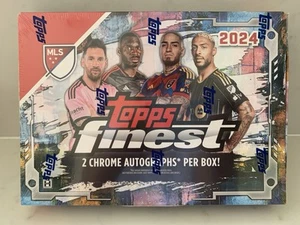 TOPPS FINEST MLS 2024 HOBBY BOX SIGILLATO NUOVO 2 AUTO CROMATE PER SCATOLA - Foto 1 di 3