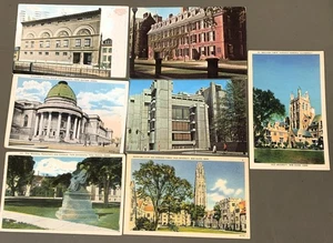 # T6063    YALE UNIVERSITY,   NEW HAVEN,  CT.    POSTCARD LOT,   7   DIF. CARDS - Picture 1 of 2