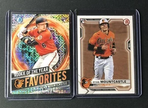 2021 Bowman Ryan Mountcastle RC + Futurist Mojo Refractor Insert BAL Orioles - Picture 1 of 4