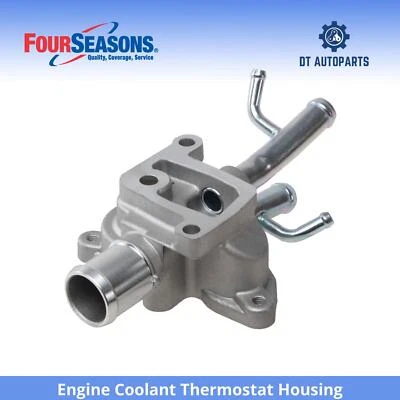For 2006-2009 Hyundai Accent Engine Coolant Thermostat Housing 4 Seasons 2007 - Image 1 of 3