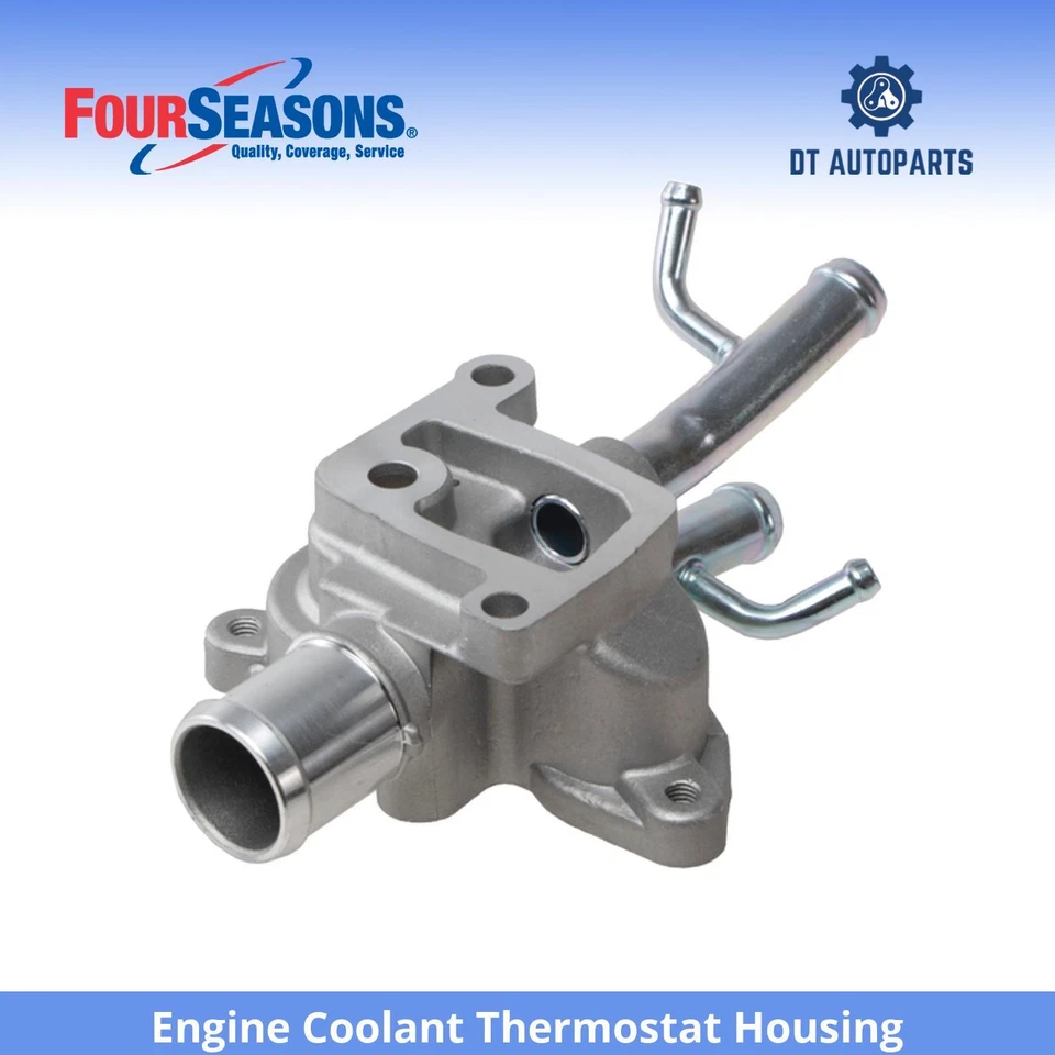 For 2006-2009 Hyundai Accent Engine Coolant Thermostat Housing 4 Seasons 2007 - Image 1 of 3