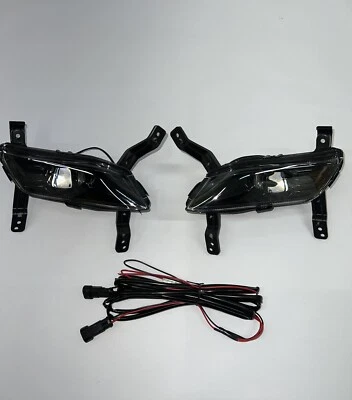 HYUNDAI SANTA FE 2018-2021 LED FOG LIGHT KIT LAMP BULB + RELAY HARNESS & SWITCH - Image 1 of 4