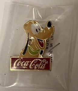 Prendedor Disney Walt Disney World PLUTO COCA-COLA 15 Aniversario Elenco 1986 - Imagen 1 de 2
